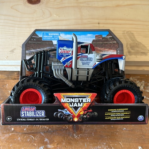 NEW MONSTER JAM LUCAS STABILIZER TRUCK 1/24 scale GOOD OFFERS ARE WELCOME! - Picture 2 of 9